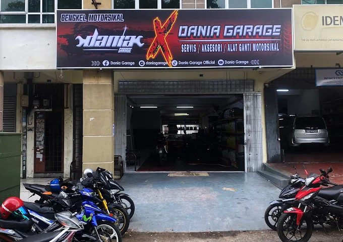 Dania Garage Semenyih - Aksesori, Servis, Minyak Hitam, Repair & Tayar Motor